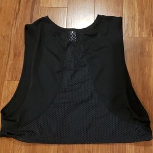 Mesh Insert Workout Crop